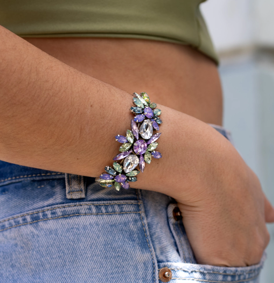 Armbönd - Queen Green & Violet